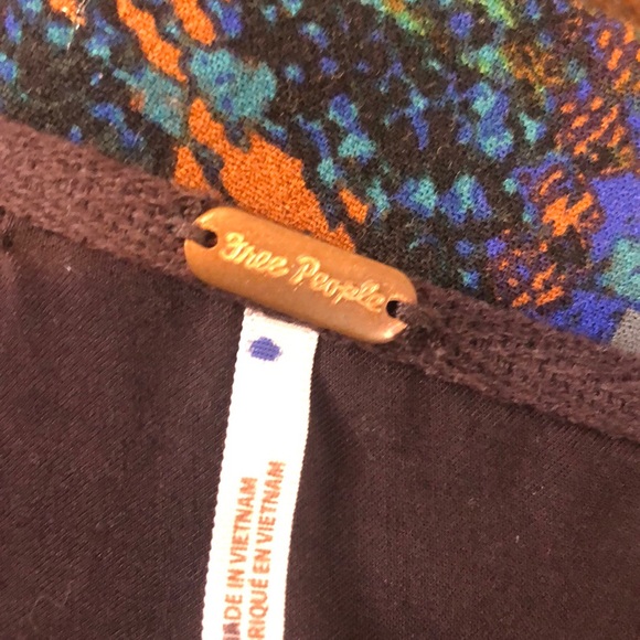 FREE PEOPLE Sleeveless Turquoise Wrap Top Sz 12 - Picture 4 of 10